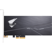 Твердотельный накопитель GIGABYTE AORUS SSD 1TB RGB, 3D TLC, AIC, PCIe Gen 3.0 x4, NVMe, R3480/W3080