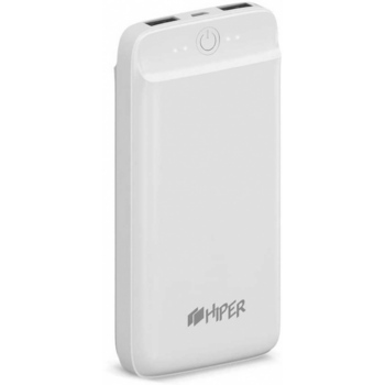 Мобильный аккумулятор Hiper SL20000 Li-Ion 20000mAh 2.1A+2A белый 2xUSB