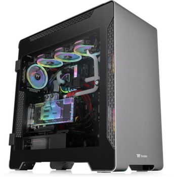 Корпус без блока питания Thermaltake Case A700 TG/Space Gray/Win/SPCC + AL/Tempered Glass*2/Standard 140mm Fan*2