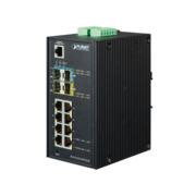 IGS-5225-8T2S2X индустриальный управляемый коммутатор IP30 Industrial L2+/L4 8-Port 1000T + 2-port 100/1000X SFP + 2-port 10G SFP+ Full Managed Switch (-40 to 75 C, dual redundant power input on 12~48VDC terminal block, DIDO)