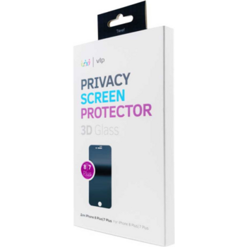 Защитное стекло для экрана VLP Privacy для Apple iPhone 7 Plus/8 Plus конфиденциальная антиблик. 1шт. (VLP-3DGLP-IP8/7PLUS)