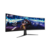 Монитор Asus 49" ROG Strix XG49VQ черный VA LED 32:9 HDMI M/M матовая HAS Piv 450cd 3840x1080 144Hz FreeSync 2 DP FHD USB 12.2кг