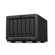 Сетевое хранилище без дисков Synology DS620slim desktop NAS, 6x2,5" trays for SATA HDD, Intel Celeron J3355 2-core 2-2.5 GHz, RAM 2 GB ram up to 6 GB, 2xGbE, 0x2,5 GbE RJ-45, 0x10 GbE RJ-45,0x10 GbE SFP+, 0x25 GbE SFP28, 0xUSB 2.0, 0xUSB 3.1, xPCIe, 1x65