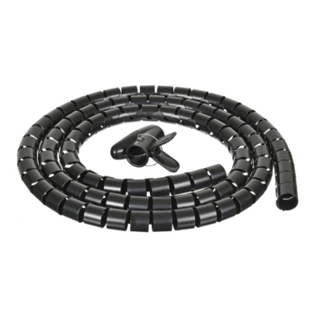 Кабельный орйзер Buro BHP CG252B Spiral Hose 25x2000mm Black