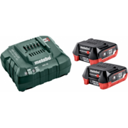 Батарея аккумуляторная Metabo Basic-Set 12V 2акк x 4.0 Aч+ SC30 12В 4Ач Li-Ion (З/У в компл.) (685301000)