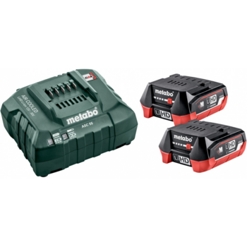 Батарея аккумуляторная Metabo Basic-Set 12V 2акк x 4.0 Aч+ SC30 12В 4Ач Li-Ion (З/У в компл.) (685301000)