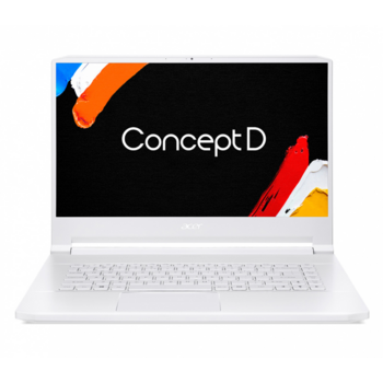 Ноутбук Acer ConceptD 7 Pro CN715-71P-70XB Core i7 9750H/32Gb/SSD1Tb+1Tb/nVidia Quadro RTX 5000 16Gb/15.6"/IPS/UHD (3840x2160)/Windows 10 Professional 64/white/WiFi/BT/Cam/5500mAh