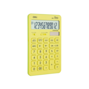 Калькулятор настольный Deli Touch EM01551 желтый 12-разр.