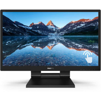 Монитор Philips 23.8" 242B9T черный IPS LED 5ms 16:9 DVI HDMI M/M матовая HAS 1000:1 250cd 178гр/178гр 1920x1080 60Hz VGA DP FHD USB Touch 8.15кг