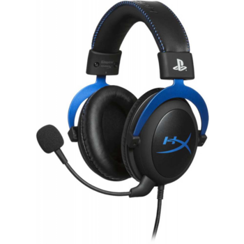 Наушники с микрофоном HyperX Cloud Blue for PS4 черный/голубой 1.3м накладные оголовье (HX-HSCLS-BL/EM)