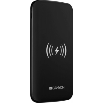 Мобильный аккумулятор Canyon CNS-TPBW8B Li-Pol 8000mAh 2A черный 2xUSB