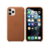 Apple iPhone 11 Pro Leather Case - Saddle Brown, Кожанный чехол для Iphone 11 Pro золотисто-коричневого цвета