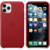 Apple iPhone 11 Pro Max Leather Case - (PRODUCT)RED, Кожанный чехол для Iphone 11 Pro Max красного цвета