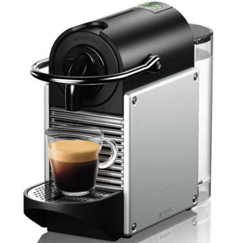 Кофемашина Delonghi Nespresso Pixie EN124.S 1260Вт серебристый