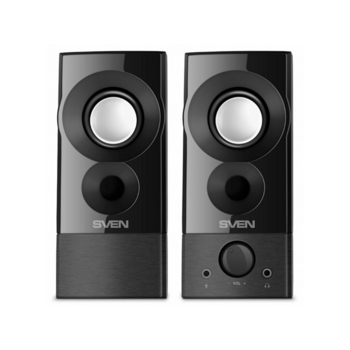 Колонки Sven 357 2.0 черный 6Вт портативные