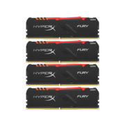 Модуль памяти Kingston DDR4 DIMM 64GB Kit 4x16Gb 3200 MHz pc-25600 HyperX FURY Black RGB (HX432C16FB3AK4/64)