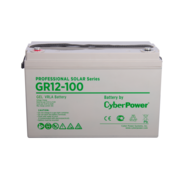 Аккумуляторная батарея PS solar (gel) CyberPower GR 12-100 / 12 В 100 Ач Battery CyberPower Professional Solar series GR 12-100, voltage 12V, capacity (discharge 10 h) 101Ah, max. discharge current (5 sec) 1000A, max. charge current 33A, lead-acid type GE