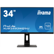 Монитор Iiyama 34" ProLite XUB3493WQSU-B1 черный IPS LED 4ms 21:9 HDMI M/M матовая HAS Pivot 1000:1 400cd 178гр/178гр 3440x1440 DisplayPort USB 9.5кг