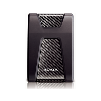 Жесткий диск внешний Жесткий диск внешний/ Portable HDD 2TB ADATA HD650 (Black), Silicone, USB 3.2 Gen1, 121x81x21mm, 201g /3 года/