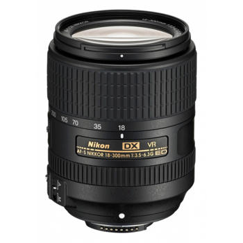 Объектив Nikon AF-S DX Nikkor ED VR (JAA821DA) 18-300мм f/3.5-6.3 черный