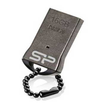 Носитель информации Silicon Power USB Drive 16Gb Touch T01 SP016GBUF2T01V1K {USB2.0, Black}