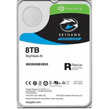 8TB Seagate SkyHawk Al (ST8000VE000) {SATA 6 Гбит/с, 7200 rpm, 256 mb buffer, для видеонаблюдения}