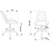 Кресло Бюрократ CH-350SL светло-бежевый искусст.кожа/ткань крестовина металл хром