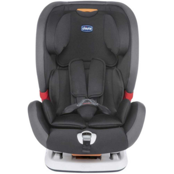 Автокресло детское Chicco Youniverse Fix от 9 до 36 кг (1/2/3) Isofix черный/серый