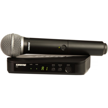 Радиосистема Shure BLX24E/PG58-M17 беспровод. черный