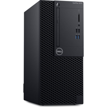 ПК Dell Optiplex 3070 MT i5 9500 (3)/8Gb/SSD256Gb/UHDG 630/DVDRW/Linux Ubuntu/GbitEth/260W/клавиатура/мышь/черный