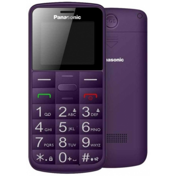 Мобильный телефон Panasonic TU110 фиолетовый моноблок 2Sim 1.77" 128x160 0.08Mpix GSM900/1800 microSDHC max32Gb