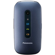 Мобильный телефон Panasonic TU456 синий раскладной 1Sim 2.4" 240x320 0.3Mpix GSM900/1800 microSDHC max32Gb