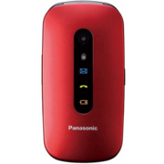 Мобильный телефон Panasonic TU456 красный раскладной 1Sim 2.4" 240x320 0.3Mpix GSM900/1800 microSDHC max32Gb