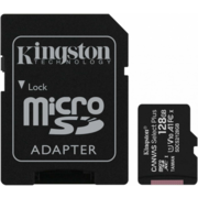 Карта памяти Micro SecureDigital 128Gb Kingston SDCS2/128GB {MicroSDXC Class 10 UHS-I, SD adapter}