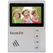 Falcon Eye Vista Видеодомофон: дисплей 4,3" TFT; механические кнопки; подключение до 2-х вызывных панелей; OSD меню; питание AC 220В (встроенный БП) или от внешнего БП DC 12В