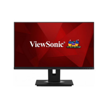 Монитор ViewSonic 23.8" VG2455 черный IPS LED 16:9 HDMI M/M матовая HAS Pivot 250cd 178гр/178гр 1920x1080 D-Sub DisplayPort FHD USB 6.4кг