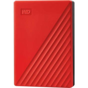 Носитель информации WD Portable HDD 4TB My Passport WDBPKJ0040BRD-WESN 2,5" USB 3.0 red