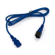 Шнур питания Hyperline PWC-IEC13-IEC14-1.8-BL C13-С14 проводник.:3x0.75мм2 1.8м 250В 10А (упак.:1шт) синий