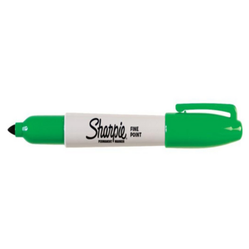 Маркер перманентный Paper Mate Fine S0810960 Sharpie зеленый