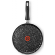 Сковорода блинная Tefal Granit 04192525 круглая ручка несъемная (без крышки) черный (9100036468)