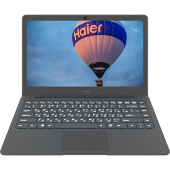Ноутбук Haier i428 13.3” FHD IPS/Pen N4200/8GB/180GB SSD/UMA/5000 mAh/W10/Dark Grey