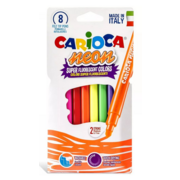 Фломастеры Carioca NEON 42785 8цв. коробка с европодвесом