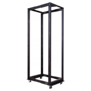 Стойка двухрамная Lanmaster TWT-RACK2-42U-ADJ 42U 480ммX560мм 1000кг черный