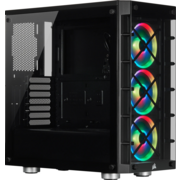 Корпус Corsair iCUE 465X RGB черный без БП ATX 3x120mm 1x140mm 2xUSB3.0 audio bott PSU