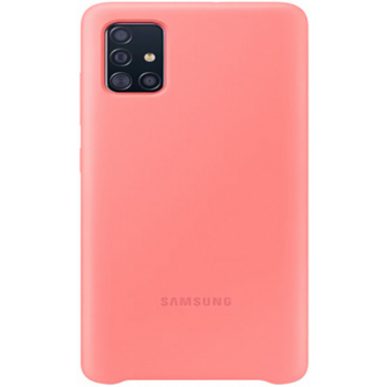 Чехол (клип-кейс) Samsung для Samsung Galaxy A51 Silicone Cover розовый (EF-PA515TPEGRU)