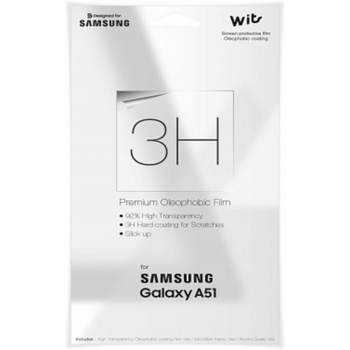 Защитная пленка для экрана Samsung WITS для Samsung Galaxy A51 прозрачная 1шт. (GP-TFA515WSATR)