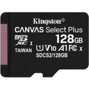 Карта памяти Micro SecureDigital 128Gb Kingston SDCS2/128GBSP {MicroSDXC Class 10 UHS-I}