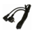 Шнур питания Hyperline PWC-IEC13A-SHM-1.0-BK Schuko-C13 проводник.:3x0.75мм2 1м 10А (упак.:1шт) черный