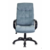 Кресло руководителя Бюрократ CH-824 Fabric серо-голубой Light-28 крестов. пластик