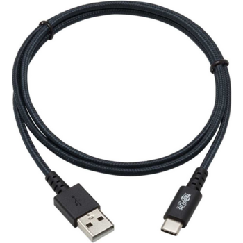 Кабель Tripplite U038-003-GY-MAX ver2.0 USB A(m) USB Type-C (m) 0.9м черный